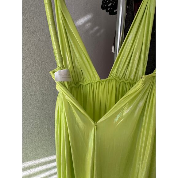 Bronx and Banco Goddess Gown in Neon Yellow - Picture 10 of 11